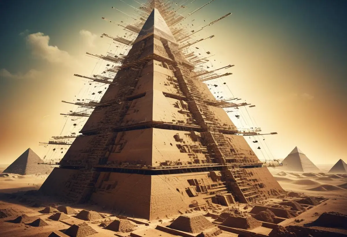 Hierarkisk organisation illustration