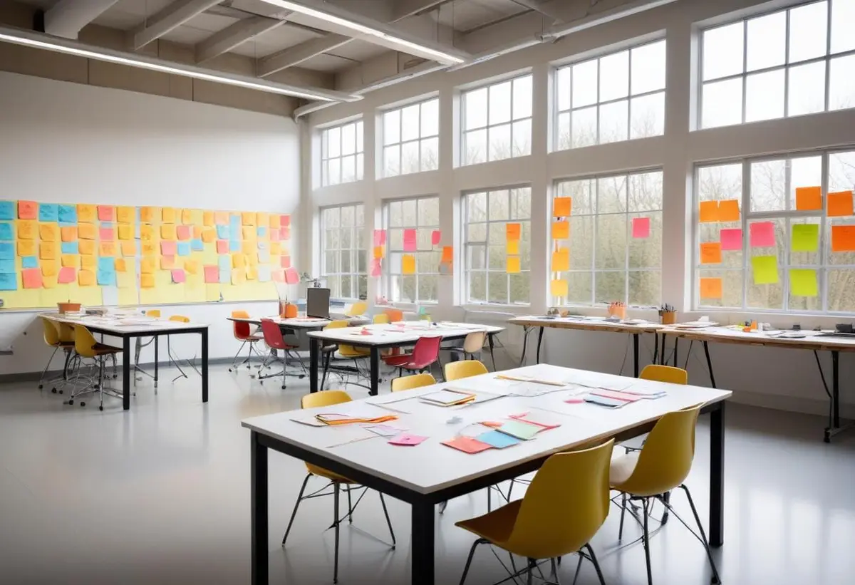 Spännande workshopexempel för att utveckla ditt företag illustration